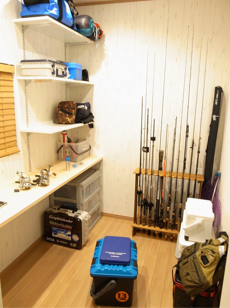 釣り好き家具職人が作ったお洒落なロッドスタンド！しかも香川の職人さんらしい！ | Happy Fishing Life !